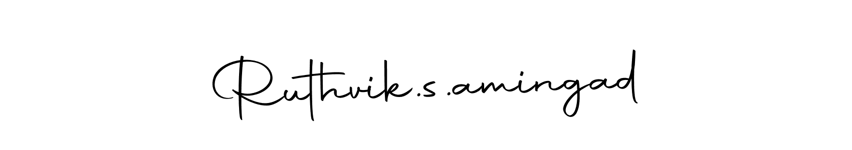 You can use this online signature creator to create a handwritten signature for the name Ruthvik.s.amingad. This is the best online autograph maker. Ruthvik.s.amingad signature style 10 images and pictures png