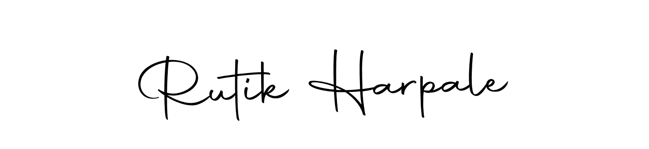 The best way (Autography-DOLnW) to make a short signature is to pick only two or three words in your name. The name Rutik Harpale include a total of six letters. For converting this name. Rutik Harpale signature style 10 images and pictures png