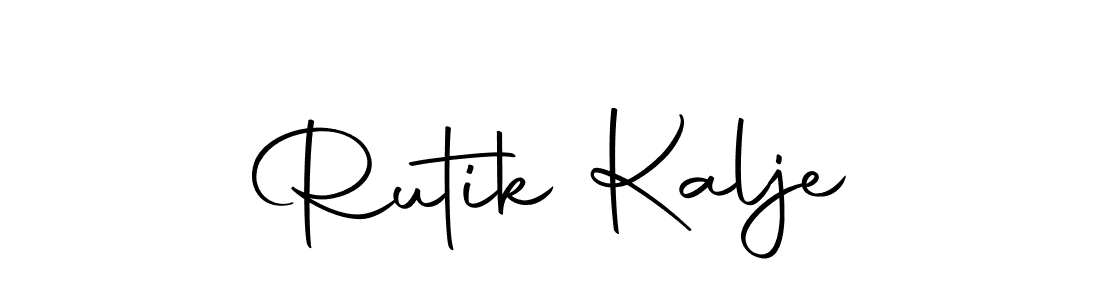Use a signature maker to create a handwritten signature online. With this signature software, you can design (Autography-DOLnW) your own signature for name Rutik Kalje. Rutik Kalje signature style 10 images and pictures png
