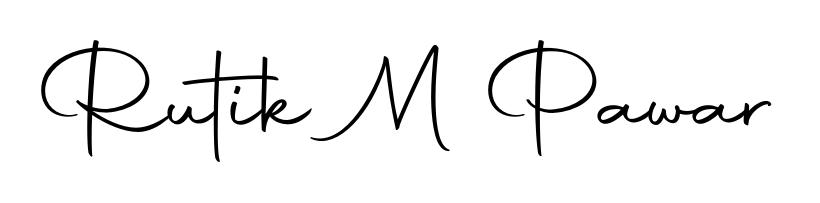 Make a beautiful signature design for name Rutik M Pawar. Use this online signature maker to create a handwritten signature for free. Rutik M Pawar signature style 10 images and pictures png