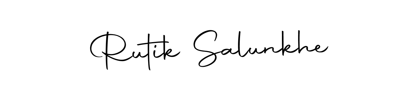 Make a beautiful signature design for name Rutik Salunkhe. Use this online signature maker to create a handwritten signature for free. Rutik Salunkhe signature style 10 images and pictures png