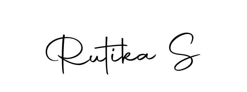 It looks lik you need a new signature style for name Rutika S. Design unique handwritten (Autography-DOLnW) signature with our free signature maker in just a few clicks. Rutika S signature style 10 images and pictures png