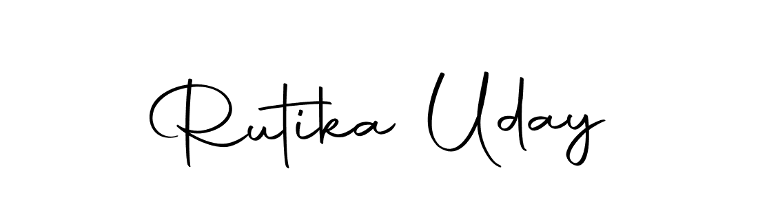 Use a signature maker to create a handwritten signature online. With this signature software, you can design (Autography-DOLnW) your own signature for name Rutika Uday. Rutika Uday signature style 10 images and pictures png