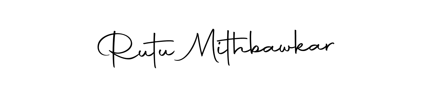 Make a beautiful signature design for name Rutu Mithbawkar. With this signature (Autography-DOLnW) style, you can create a handwritten signature for free. Rutu Mithbawkar signature style 10 images and pictures png