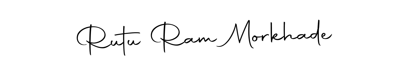 Once you've used our free online signature maker to create your best signature Autography-DOLnW style, it's time to enjoy all of the benefits that Rutu Ram Morkhade name signing documents. Rutu Ram Morkhade signature style 10 images and pictures png