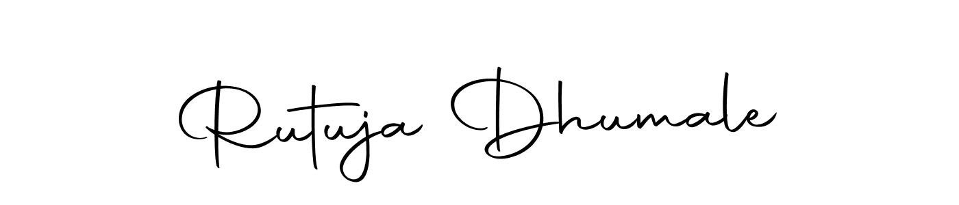 Rutuja Dhumale stylish signature style. Best Handwritten Sign (Autography-DOLnW) for my name. Handwritten Signature Collection Ideas for my name Rutuja Dhumale. Rutuja Dhumale signature style 10 images and pictures png