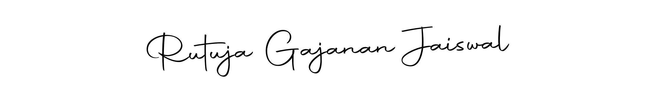 How to make Rutuja Gajanan Jaiswal signature? Autography-DOLnW is a professional autograph style. Create handwritten signature for Rutuja Gajanan Jaiswal name. Rutuja Gajanan Jaiswal signature style 10 images and pictures png