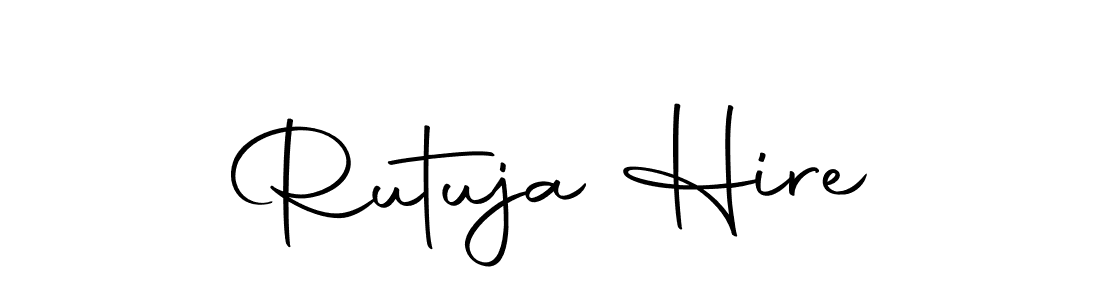 Design your own signature with our free online signature maker. With this signature software, you can create a handwritten (Autography-DOLnW) signature for name Rutuja Hire. Rutuja Hire signature style 10 images and pictures png