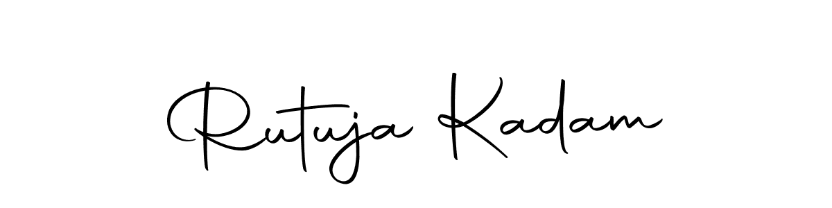 How to make Rutuja Kadam signature? Autography-DOLnW is a professional autograph style. Create handwritten signature for Rutuja Kadam name. Rutuja Kadam signature style 10 images and pictures png