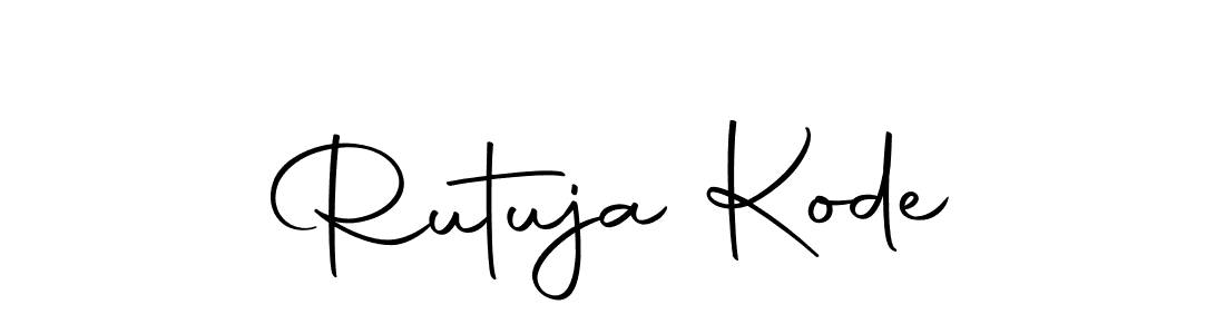 Rutuja Kode stylish signature style. Best Handwritten Sign (Autography-DOLnW) for my name. Handwritten Signature Collection Ideas for my name Rutuja Kode. Rutuja Kode signature style 10 images and pictures png