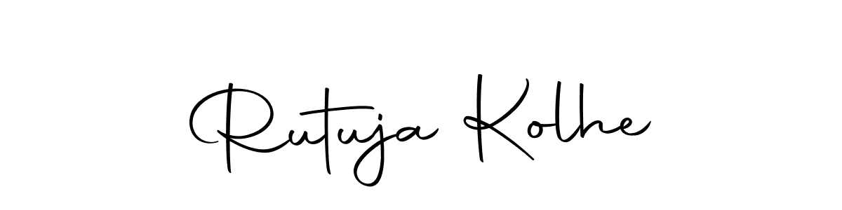 Make a short Rutuja Kolhe signature style. Manage your documents anywhere anytime using Autography-DOLnW. Create and add eSignatures, submit forms, share and send files easily. Rutuja Kolhe signature style 10 images and pictures png