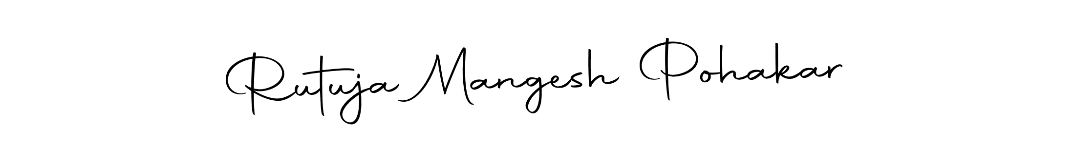 Also we have Rutuja Mangesh Pohakar name is the best signature style. Create professional handwritten signature collection using Autography-DOLnW autograph style. Rutuja Mangesh Pohakar signature style 10 images and pictures png