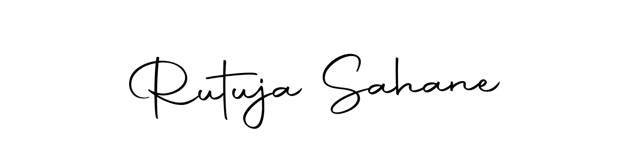 Make a short Rutuja Sahane signature style. Manage your documents anywhere anytime using Autography-DOLnW. Create and add eSignatures, submit forms, share and send files easily. Rutuja Sahane signature style 10 images and pictures png