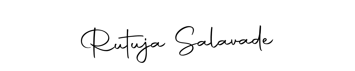 Make a beautiful signature design for name Rutuja Salavade. With this signature (Autography-DOLnW) style, you can create a handwritten signature for free. Rutuja Salavade signature style 10 images and pictures png