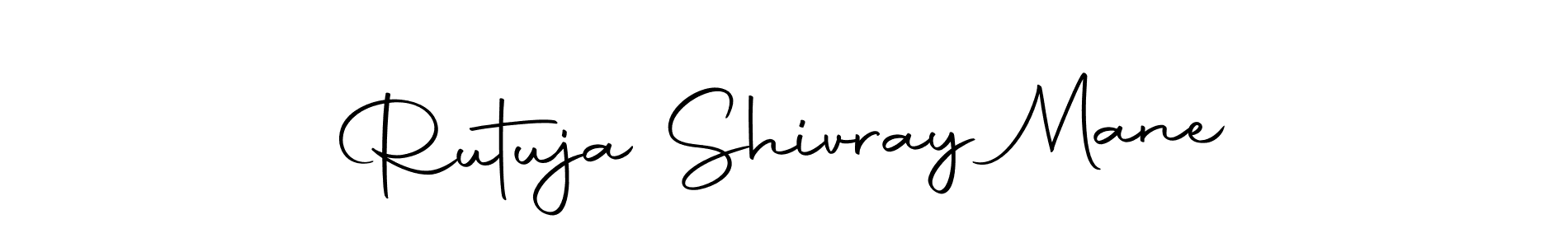 Create a beautiful signature design for name Rutuja Shivray Mane. With this signature (Autography-DOLnW) fonts, you can make a handwritten signature for free. Rutuja Shivray Mane signature style 10 images and pictures png