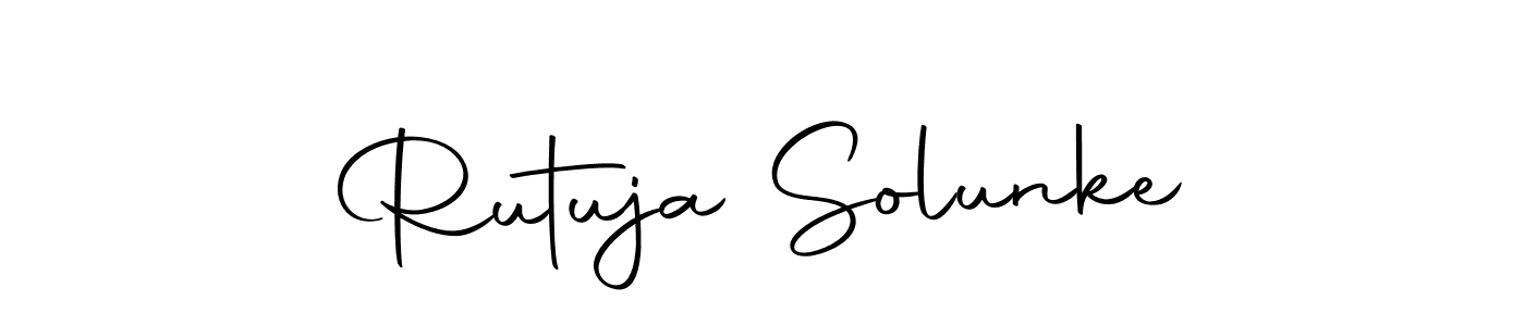 Autography-DOLnW is a professional signature style that is perfect for those who want to add a touch of class to their signature. It is also a great choice for those who want to make their signature more unique. Get Rutuja Solunke name to fancy signature for free. Rutuja Solunke signature style 10 images and pictures png