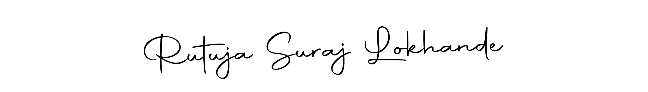 You can use this online signature creator to create a handwritten signature for the name Rutuja Suraj Lokhande. This is the best online autograph maker. Rutuja Suraj Lokhande signature style 10 images and pictures png