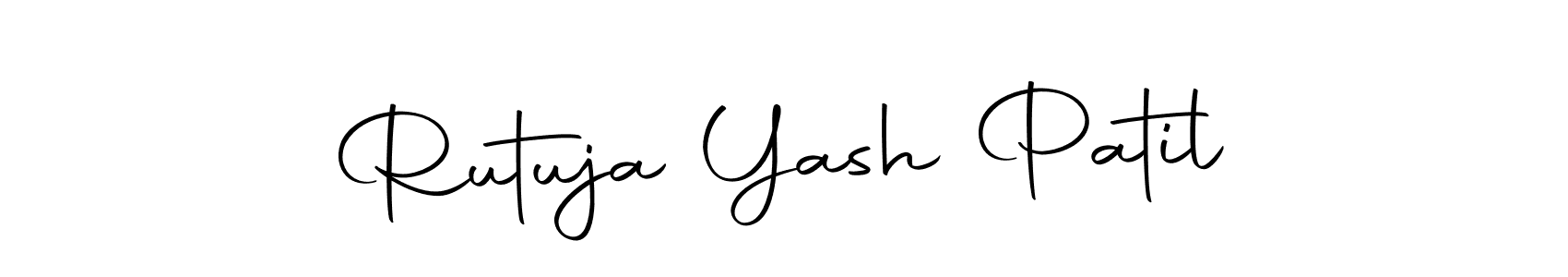 Autography-DOLnW is a professional signature style that is perfect for those who want to add a touch of class to their signature. It is also a great choice for those who want to make their signature more unique. Get Rutuja Yash Patil name to fancy signature for free. Rutuja Yash Patil signature style 10 images and pictures png