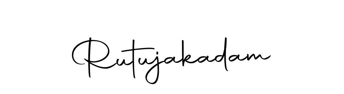 How to Draw Rutujakadam signature style? Autography-DOLnW is a latest design signature styles for name Rutujakadam. Rutujakadam signature style 10 images and pictures png