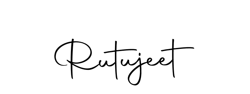 Also we have Rutujeet name is the best signature style. Create professional handwritten signature collection using Autography-DOLnW autograph style. Rutujeet signature style 10 images and pictures png