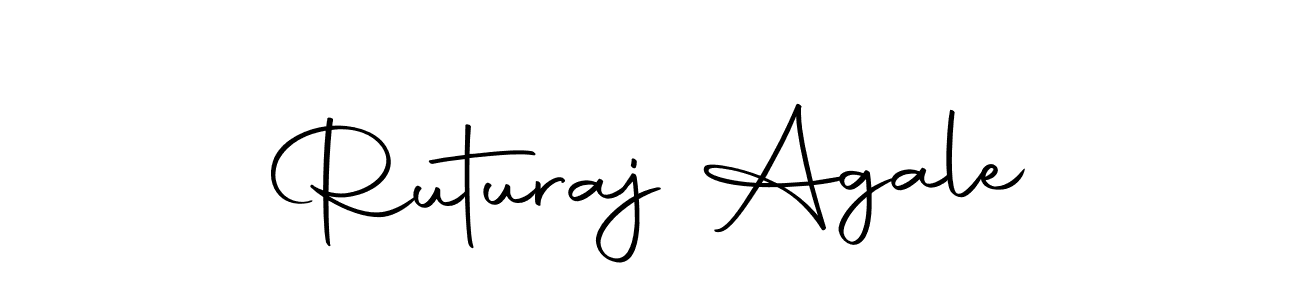 Ruturaj Agale stylish signature style. Best Handwritten Sign (Autography-DOLnW) for my name. Handwritten Signature Collection Ideas for my name Ruturaj Agale. Ruturaj Agale signature style 10 images and pictures png