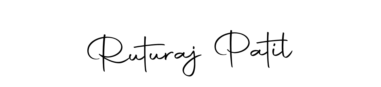 Use a signature maker to create a handwritten signature online. With this signature software, you can design (Autography-DOLnW) your own signature for name Ruturaj Patil. Ruturaj Patil signature style 10 images and pictures png