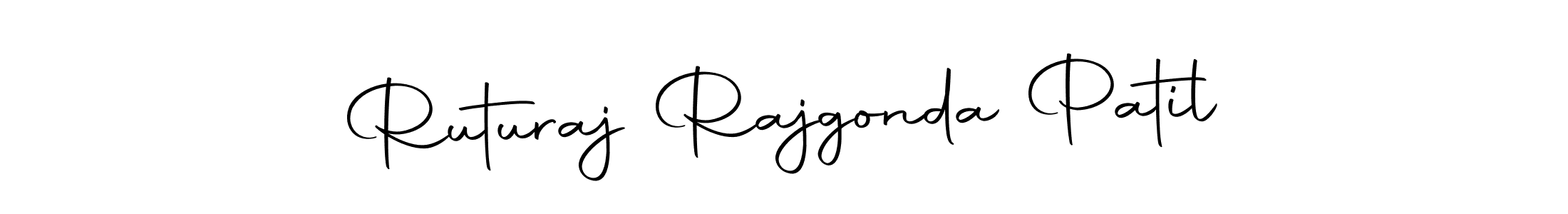 Also we have Ruturaj Rajgonda Patil name is the best signature style. Create professional handwritten signature collection using Autography-DOLnW autograph style. Ruturaj Rajgonda Patil signature style 10 images and pictures png