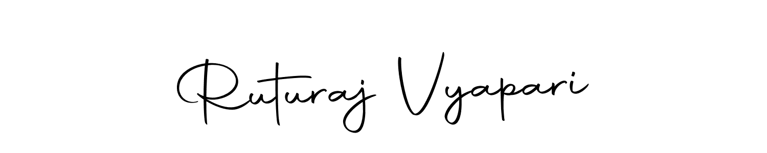 Use a signature maker to create a handwritten signature online. With this signature software, you can design (Autography-DOLnW) your own signature for name Ruturaj Vyapari. Ruturaj Vyapari signature style 10 images and pictures png