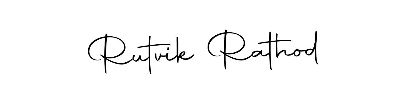 Make a beautiful signature design for name Rutvik Rathod. With this signature (Autography-DOLnW) style, you can create a handwritten signature for free. Rutvik Rathod signature style 10 images and pictures png