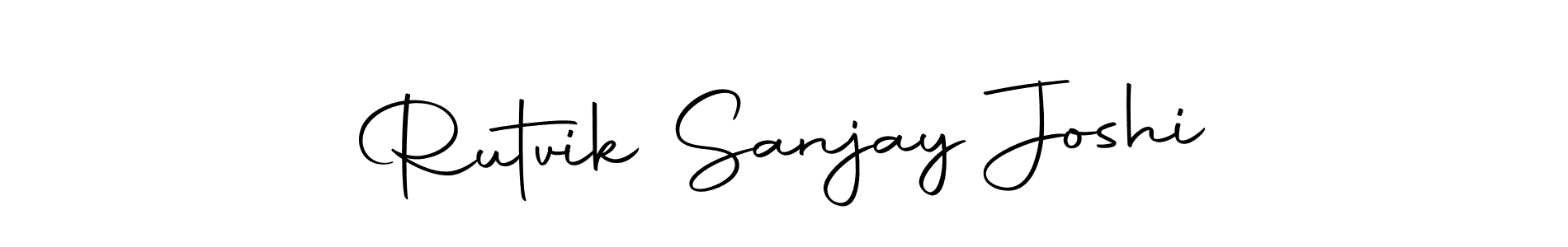 Design your own signature with our free online signature maker. With this signature software, you can create a handwritten (Autography-DOLnW) signature for name Rutvik Sanjay Joshi. Rutvik Sanjay Joshi signature style 10 images and pictures png