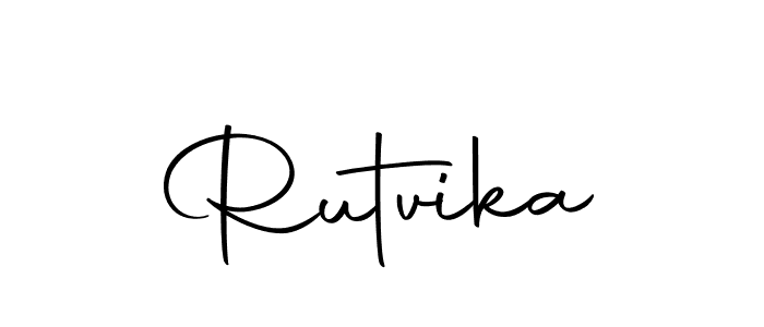 Make a beautiful signature design for name Rutvika. With this signature (Autography-DOLnW) style, you can create a handwritten signature for free. Rutvika signature style 10 images and pictures png