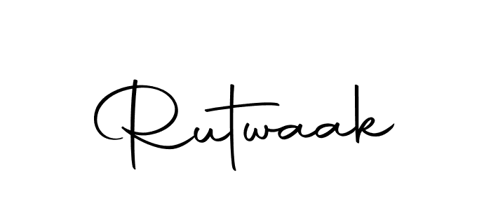 if you are searching for the best signature style for your name Rutwaak. so please give up your signature search. here we have designed multiple signature styles  using Autography-DOLnW. Rutwaak signature style 10 images and pictures png