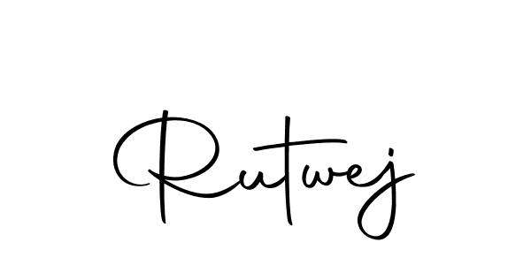 if you are searching for the best signature style for your name Rutwej. so please give up your signature search. here we have designed multiple signature styles  using Autography-DOLnW. Rutwej signature style 10 images and pictures png