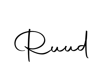 Ruud stylish signature style. Best Handwritten Sign (Autography-DOLnW) for my name. Handwritten Signature Collection Ideas for my name Ruud. Ruud signature style 10 images and pictures png