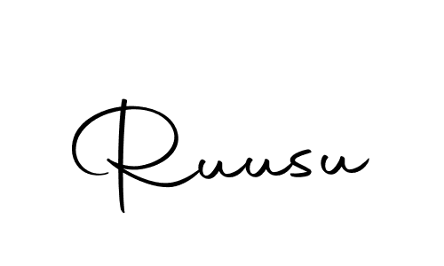 if you are searching for the best signature style for your name Ruusu. so please give up your signature search. here we have designed multiple signature styles  using Autography-DOLnW. Ruusu signature style 10 images and pictures png