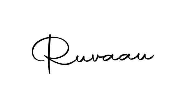 Make a beautiful signature design for name Ruvaau. Use this online signature maker to create a handwritten signature for free. Ruvaau signature style 10 images and pictures png