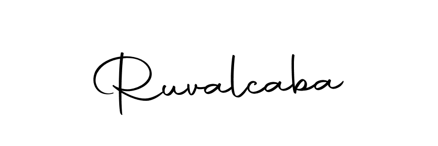 You should practise on your own different ways (Autography-DOLnW) to write your name (Ruvalcaba) in signature. don't let someone else do it for you. Ruvalcaba signature style 10 images and pictures png