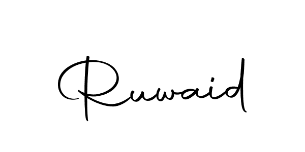 Make a beautiful signature design for name Ruwaid. With this signature (Autography-DOLnW) style, you can create a handwritten signature for free. Ruwaid signature style 10 images and pictures png