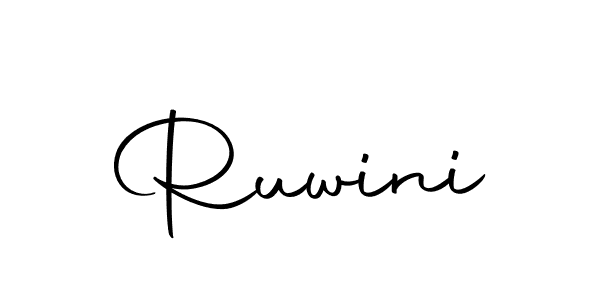 if you are searching for the best signature style for your name Ruwini. so please give up your signature search. here we have designed multiple signature styles  using Autography-DOLnW. Ruwini signature style 10 images and pictures png