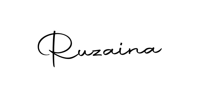 You should practise on your own different ways (Autography-DOLnW) to write your name (Ruzaina) in signature. don't let someone else do it for you. Ruzaina signature style 10 images and pictures png
