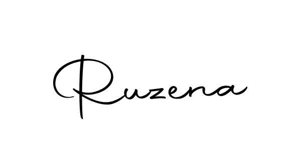 How to make Ruzena signature? Autography-DOLnW is a professional autograph style. Create handwritten signature for Ruzena name. Ruzena signature style 10 images and pictures png