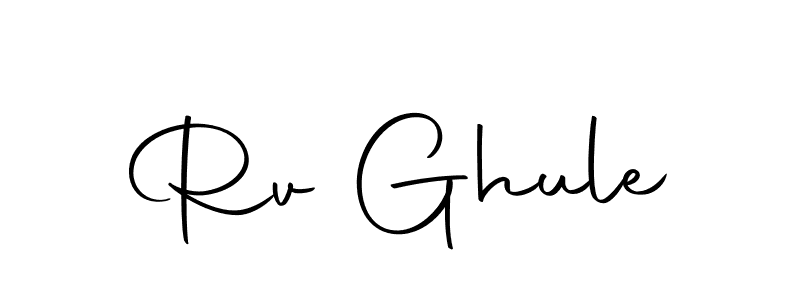 How to make Rv Ghule signature? Autography-DOLnW is a professional autograph style. Create handwritten signature for Rv Ghule name. Rv Ghule signature style 10 images and pictures png