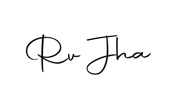 Once you've used our free online signature maker to create your best signature Autography-DOLnW style, it's time to enjoy all of the benefits that Rv Jha name signing documents. Rv Jha signature style 10 images and pictures png