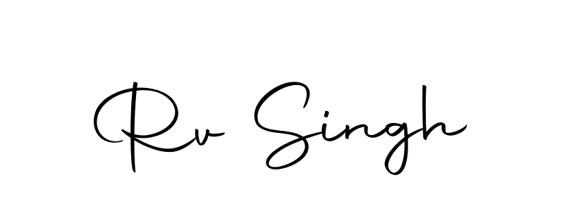 You should practise on your own different ways (Autography-DOLnW) to write your name (Rv Singh) in signature. don't let someone else do it for you. Rv Singh signature style 10 images and pictures png