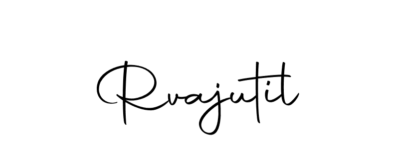 Make a beautiful signature design for name Rvajutil. With this signature (Autography-DOLnW) style, you can create a handwritten signature for free. Rvajutil signature style 10 images and pictures png