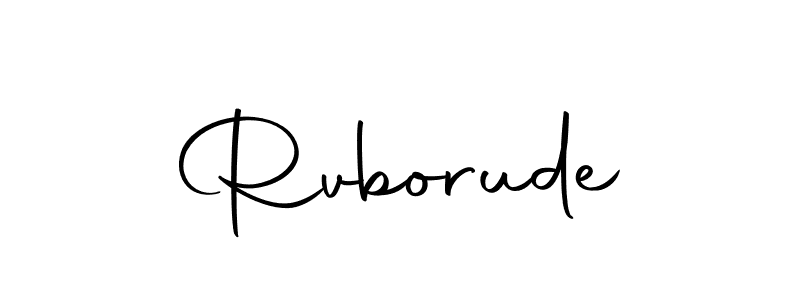 Use a signature maker to create a handwritten signature online. With this signature software, you can design (Autography-DOLnW) your own signature for name Rvborude. Rvborude signature style 10 images and pictures png
