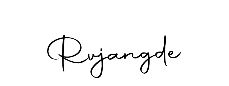 How to make Rvjangde name signature. Use Autography-DOLnW style for creating short signs online. This is the latest handwritten sign. Rvjangde signature style 10 images and pictures png