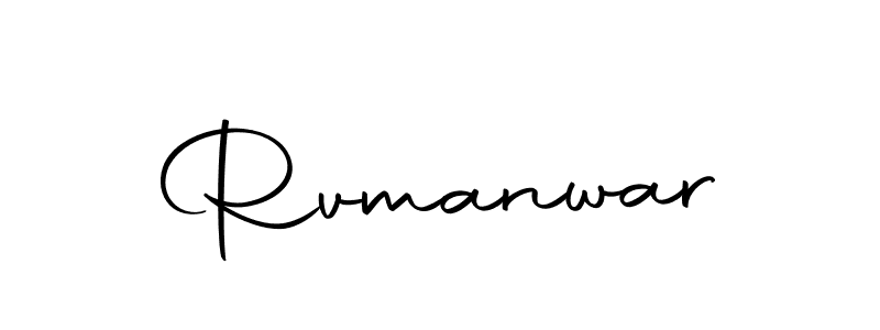 if you are searching for the best signature style for your name Rvmanwar. so please give up your signature search. here we have designed multiple signature styles  using Autography-DOLnW. Rvmanwar signature style 10 images and pictures png