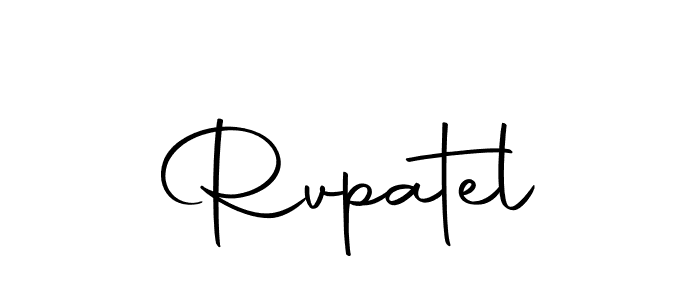 You should practise on your own different ways (Autography-DOLnW) to write your name (Rvpatel) in signature. don't let someone else do it for you. Rvpatel signature style 10 images and pictures png