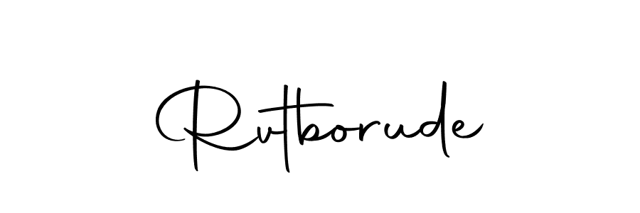 Use a signature maker to create a handwritten signature online. With this signature software, you can design (Autography-DOLnW) your own signature for name Rvtborude. Rvtborude signature style 10 images and pictures png